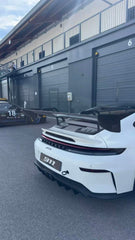 Vulcan alpha Dry Carbon Fiber Rear Wing Spoiler For Porsche 992 GT3