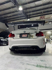VERUS UCW Style Dry Carbon Fiber  GT Rear Wing Spoiler For BMW F87 M2