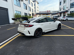 Vulcan alpha dry carbon rear wing spoiler for civic type-R FL5