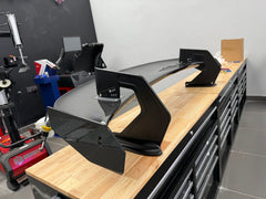 Dry carbon fiber racing wing GT4 style spoiler for G82 M4 G80 M3 G87 M2