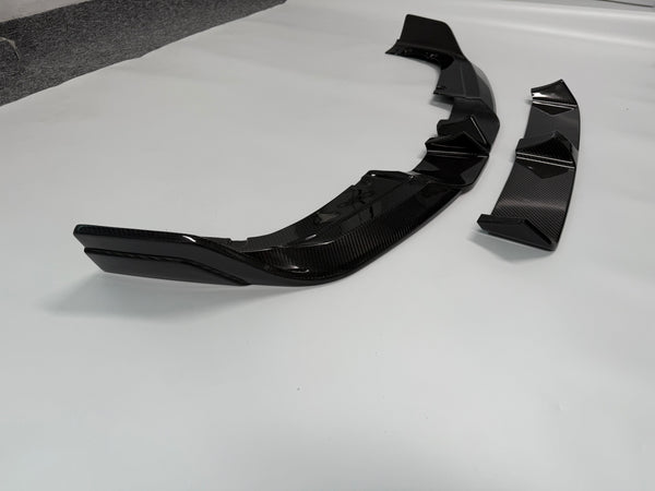 BMW F96 X6m pre-lci LD style dry carbon fiber front lip. Perfect fitment guaranteed