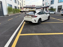 Vulcan alpha dry carbon rear wing spoiler for civic type-R FL5