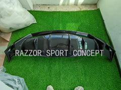 Dry carbon rear diffuser for corvette C8 APR diffuser