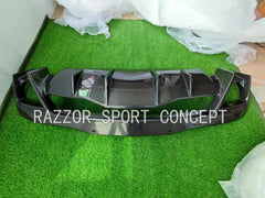 Dry carbon rear diffuser for corvette C8 APR diffuser