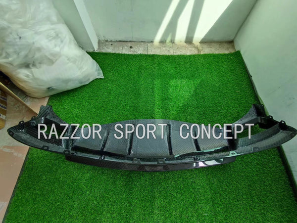 Dry carbon rear diffuser for corvette C8 APR diffuser