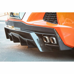 Dry carbon rear diffuser for corvette C8 APR diffuser