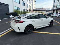 Vulcan alpha dry carbon rear wing spoiler for civic type-R FL5