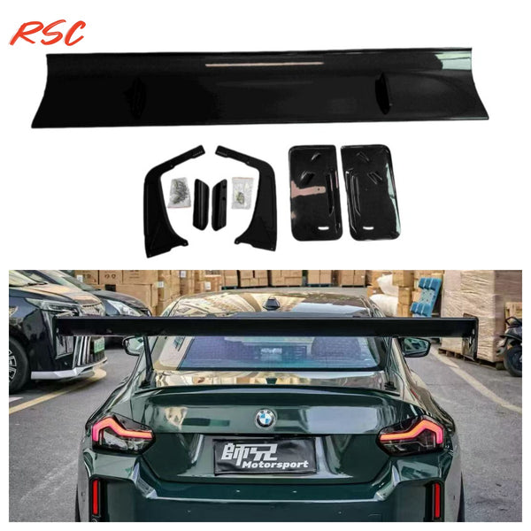 VERUS V1X Style Dry Carbon Fiber High‑Mount GT Rear Wing Spoiler For BMW  G87 M2 G42 M240