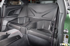 Prepreg Dry Carbon Fiber Rear Seat Delete Two Choices for BMW G87 M2 Racing Interior Trim Light Weight Rear Seat Delete Kit