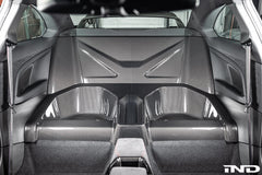 Prepreg Dry Carbon Fiber Rear Seat Delete Two Choices for BMW G87 M2 Racing Interior Trim Light Weight Rear Seat Delete Kit