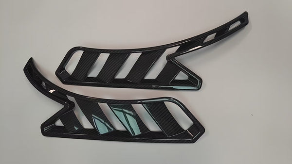 F80 m3 F82 m4 dry carbon fiber side fenders vented trims