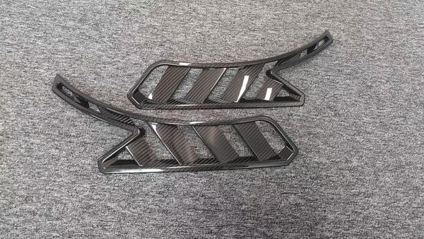 F80 m3 F82 m4 dry carbon fiber side fenders vented trims