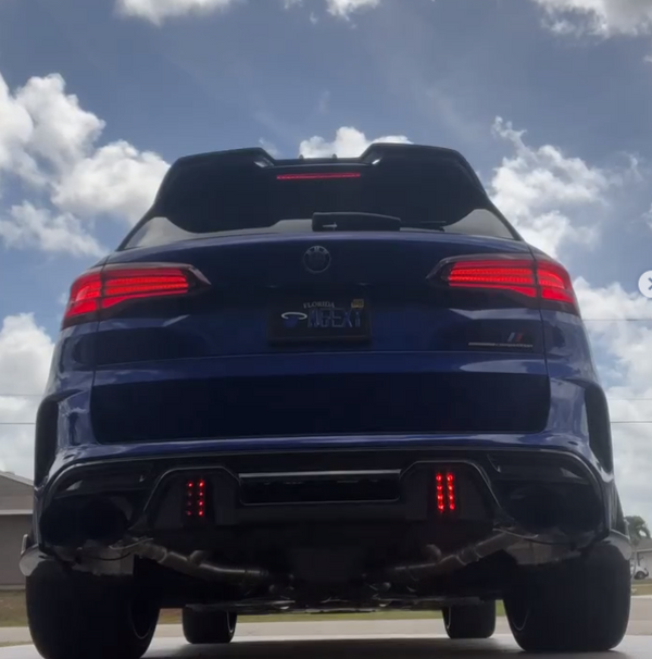 F95 X5M LARTE DESIGN roof spoiler for x5m rear wing