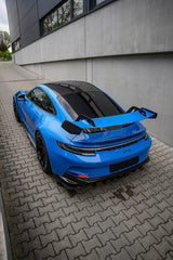 High Quality Dry Carbon Fiber Rear Wing GT3 Spoiler for 992 911 Carrera S Perfect Fiment