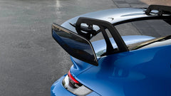 High Quality Dry Carbon Fiber Rear Wing GT3 Spoiler for 992 911 Carrera S Perfect Fiment