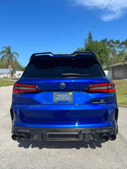 LARTE DESIGN carbon fiber rear diffuser for F95 X5M F96 X6M LCI