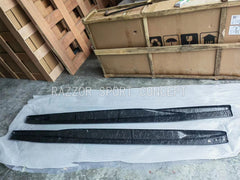 Dry carbon side skirts for F95 X5M Maxton side panel perfect fitment