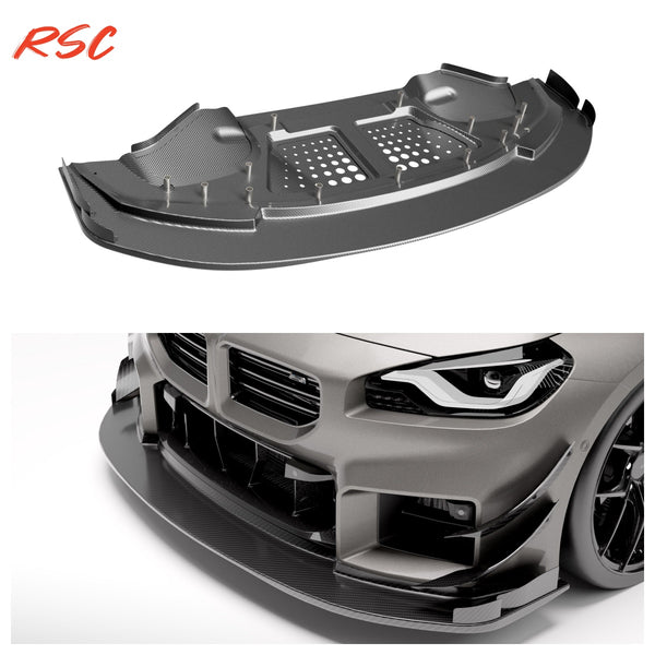 G87 M2 VULCAN ALPHA track chase amount front splitter dry carbon fiber