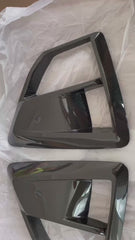 F95 X5M LCI F96 X6M LCI dry carbon fiber front bumper trims