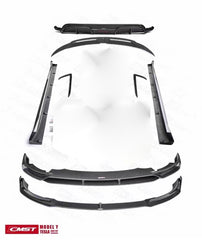 RPMtesla`S Supplier CMS carbon side skirts for Tesla Model Y perfect fitment