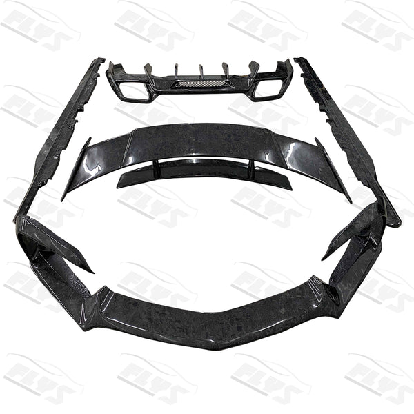 R-style forging carbon fiber body kit fit for AMG GT GTS