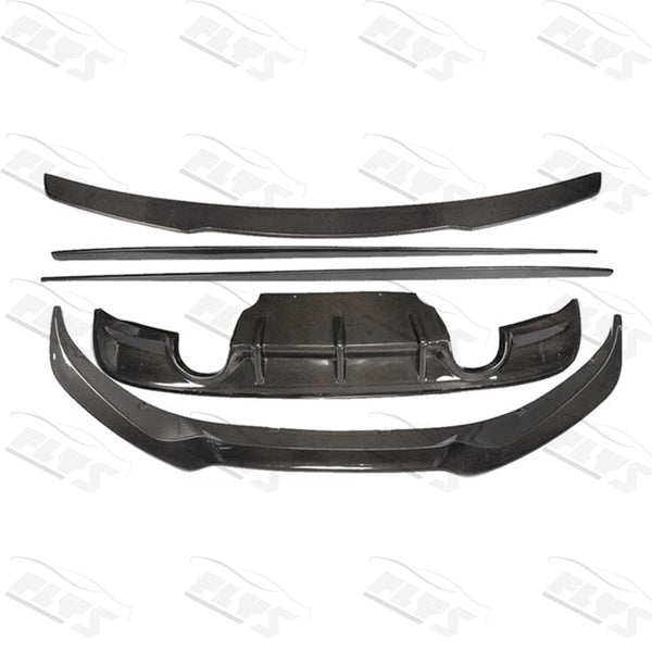 Carbon fiber front lip, side skirts, rear diffuser for new 1 series F52
