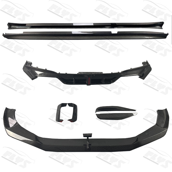 Carbon fiber front lip rear diffuser side skirt  for F97 X3M