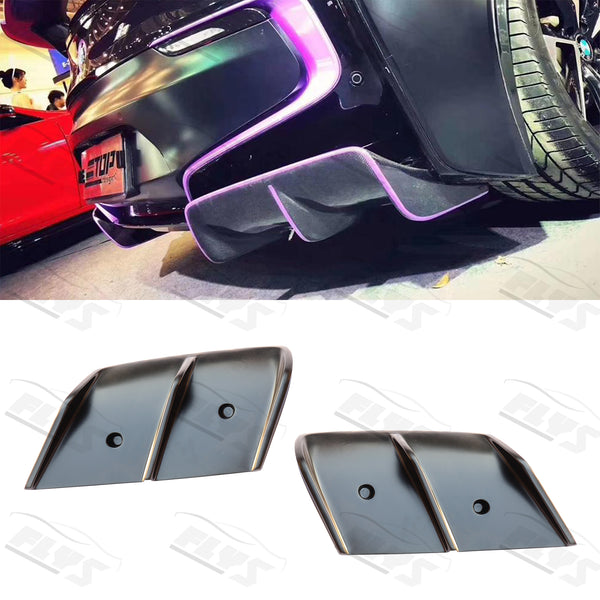 Top style carbon fiber rear diffuser 2 PCS fit for I8 2014-2018