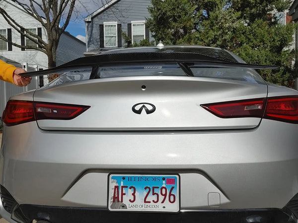 Q60 carbon fiber GT spoiler rear wing