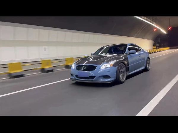 Infiniti G37 coupe & Sedan carbon fiber GTS hood