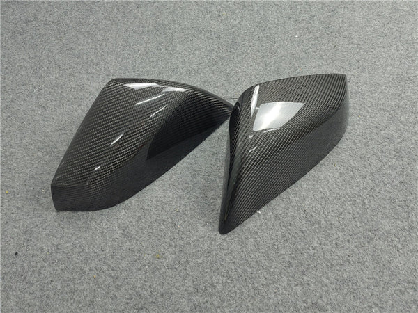 RPMtesla`S Supplier Dry carbon mirror caps for 2021+ Tesla Model S Plaid & LR