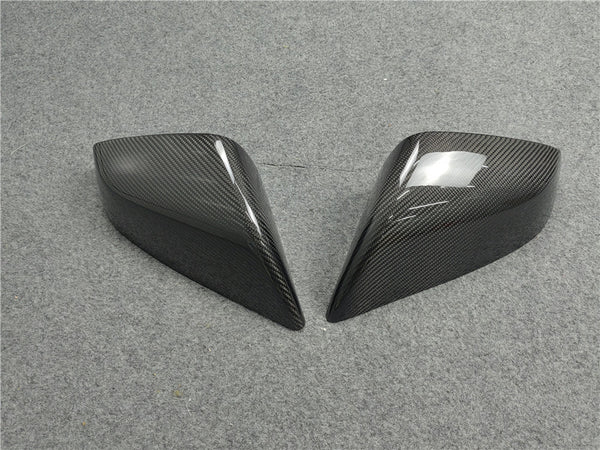 RPMtesla`S Supplier Dry carbon mirror caps for 2021+ Tesla Model S Plaid & LR