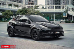 RPMtesla`S Supplier CMS carbon front lip for Tesla Model Y perfect fitment