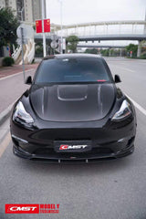 RPMtesla`S Supplier CMS carbon front lip for Tesla Model Y perfect fitment