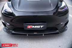 RPMtesla`S Supplier CMS carbon front lip for Tesla Model Y perfect fitment
