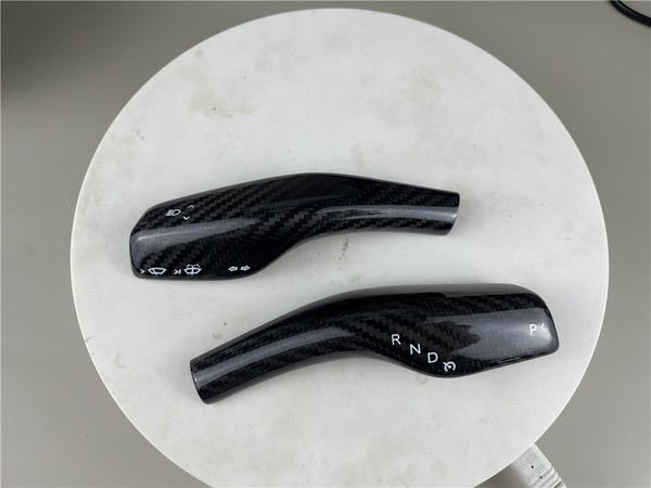 Model 3 & Y Turn Signal Stalk Covers - Carbon Fiber Variety*