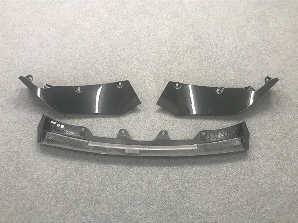Dry carbon fiber V style front lip For G82 M4 G80 M3