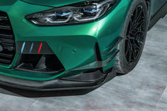 Dry carbon kabul front bumper canards for g82 m4 g80 m3