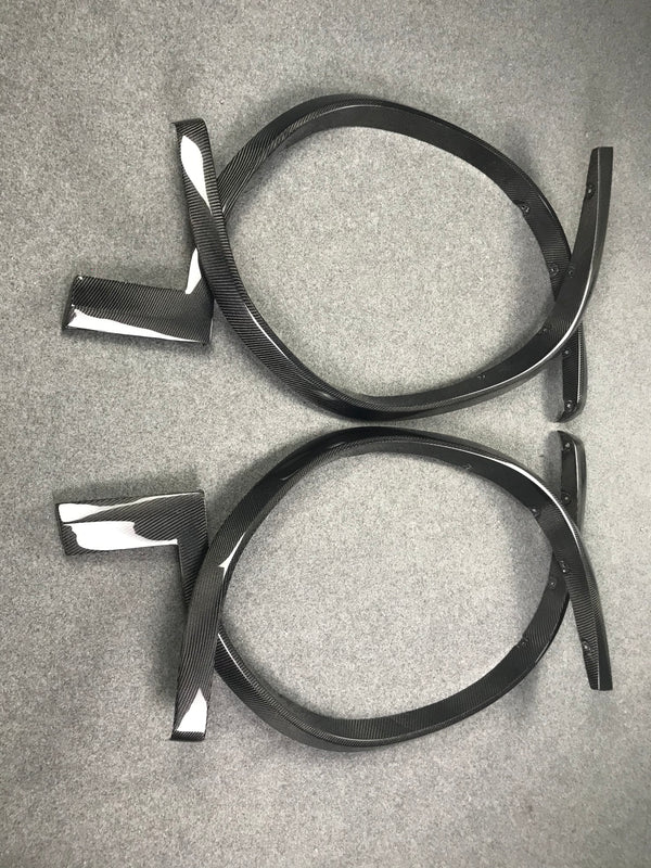 Dry carbon side flares for F97 X3M F98 X4M