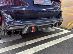 Dry carbon rear bumper corners for F95 X5M