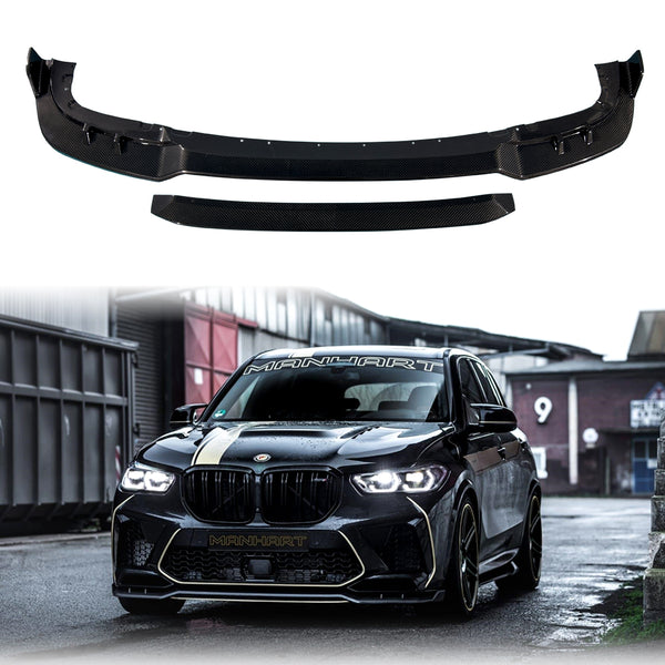 Manhart dry carbon front lip for F95 X5M perfect fitment guaranteed