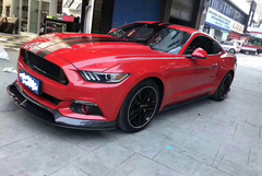 AC style carbon fiber front lip for Mustang 2015-2017