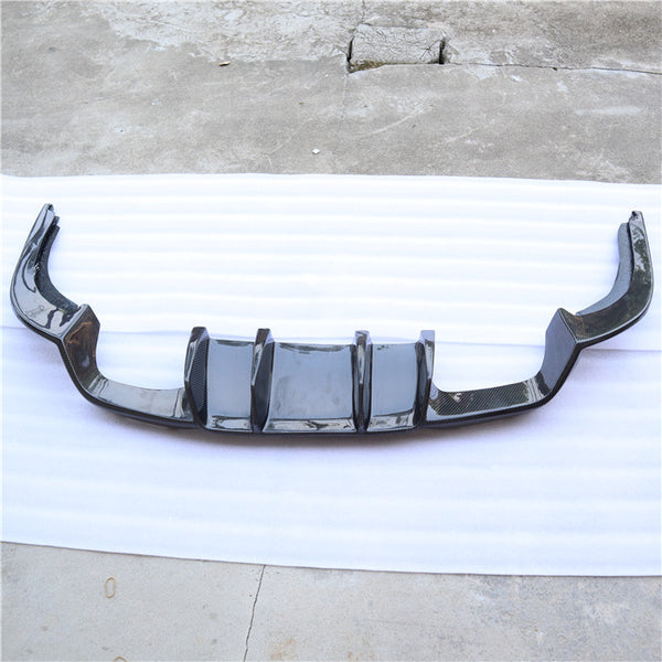 V Style carbon fiber rear bumper lip rear diffuser For F87 M2
