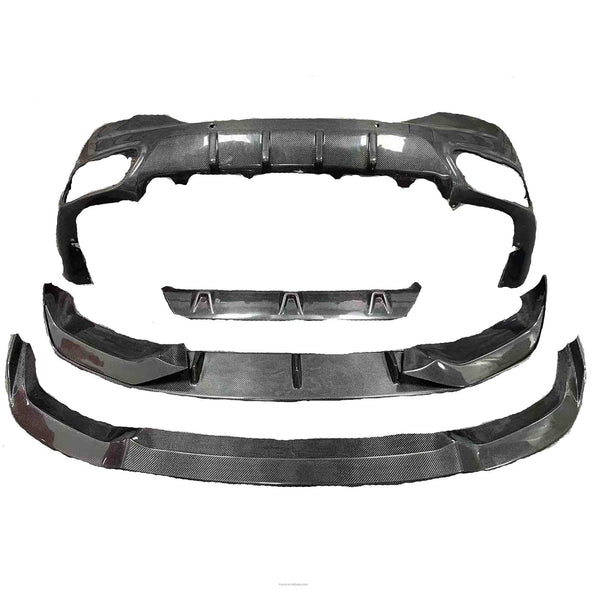 Carbon fiber front lip diffuser side skirt spoiler for X6 G06