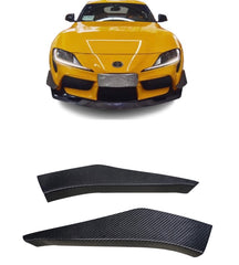 Carbon Fiber Front Bumper Canards For Supra A90