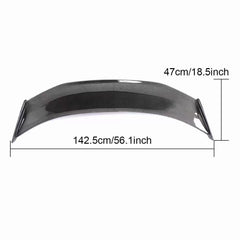 GT4 style rear carbon spoiler for Cayman 718 boxster 981 rear wing