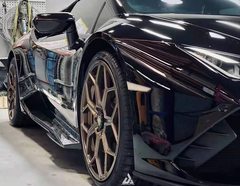 V style Forged Carbon fiber side skirts for LP580 LP610 EVO