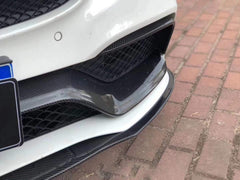 FD style carbon fiber front bumper lip for W205 c63 C-Class