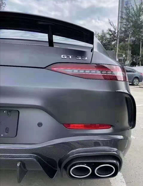 BS style carbon fiber body kit front bumper lip diffuser side skirts spoiler rear vent scoop For GT50 GT53