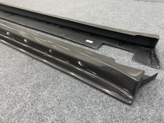 RZ style carbon fiber body kit side skirts for tesla model X